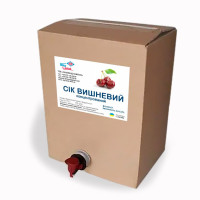 Концентрированный вишневый сок 65-67 Вrix кислотность 4,5-5,0%, bag-in-box 10л/13кг