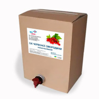 Концентрированный сок красной смородины, bag-in-box 10л/13кг