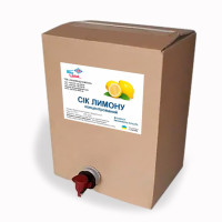 Концентрированный лимонный сок, bag-in-box 10л/13кг